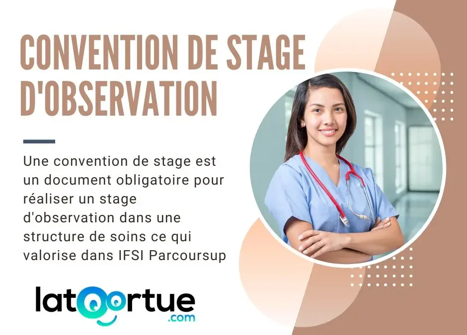 Convention de stage d&rsquo;observation