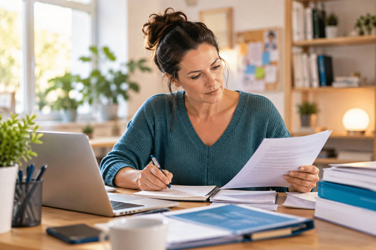 Adulte préparant la sélection FPC pour intégrer un IFSI
