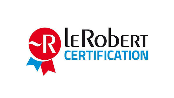 Logo Certification en langue française Le Robert