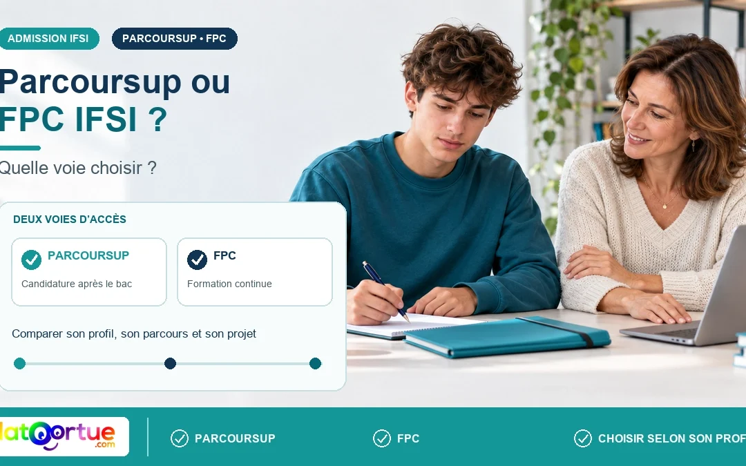 Quelle voie choisir pour entrer en IFSI selon son profil ? Parcoursup ou FPC ?